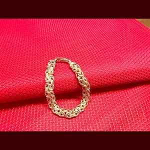 .925 Sterling Silver Byzantine Bracelet